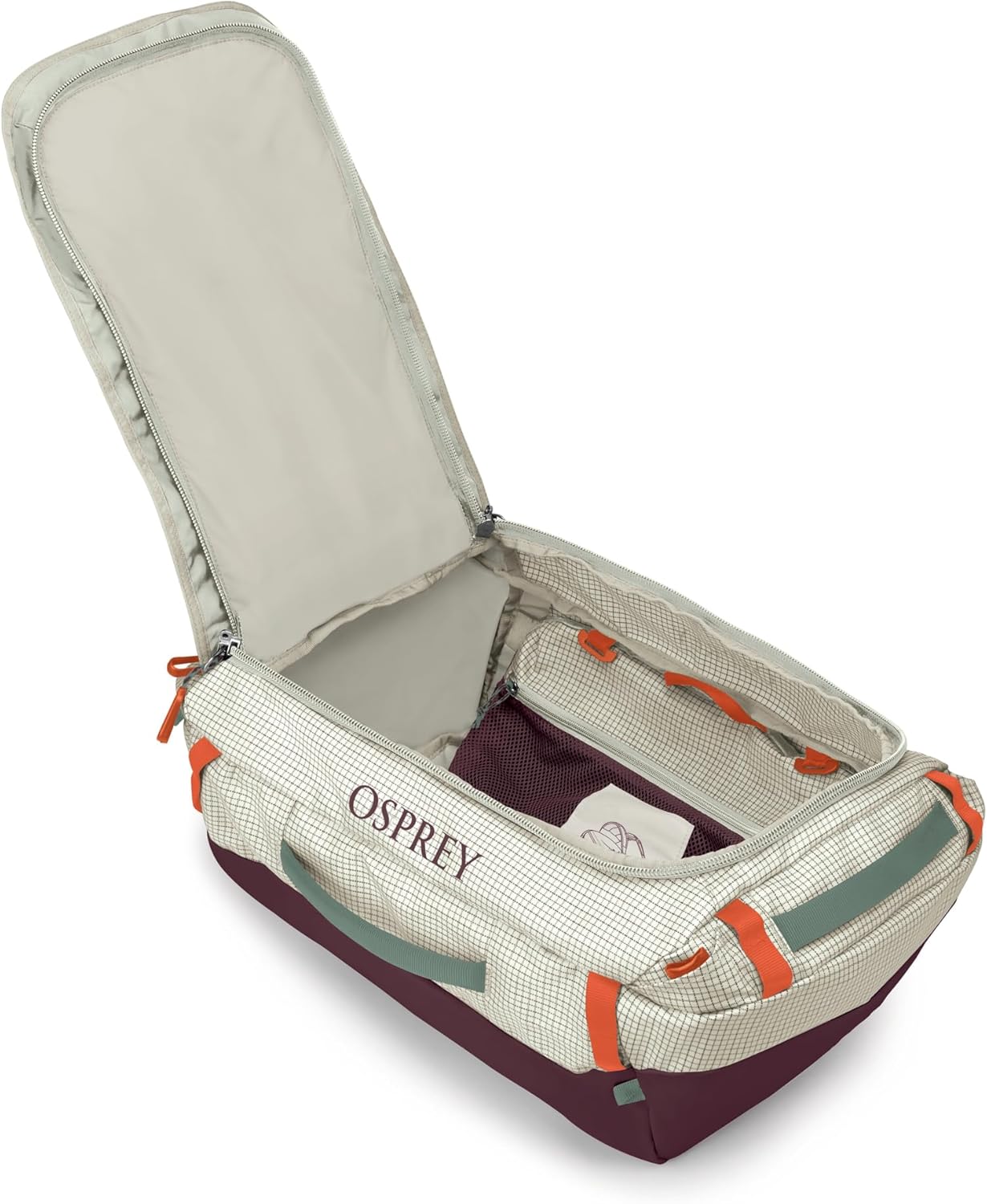 Osprey Transporter Lightweight Travel Duffel Bag - Extra Large Water Resistant Durable Gear Bag for Men and Women