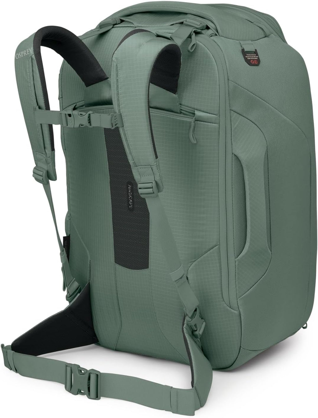 Osprey Sojourn Porter 65L Travel Backpack - Carry-On Compliant Luggage with StraightJacket Compression and Padded Laptop Sleeve - Durable Pack for International or Urban Travel, Koseret Green