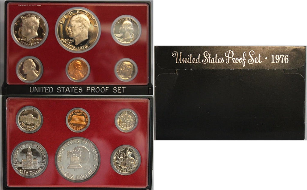 1970 S -1979 US Mint Set Clad Proof Set Run 57 coins