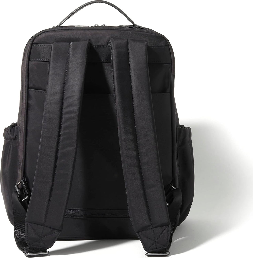 Baggallini Tribeca Expandable Laptop Backpack - 15'x11' Lightweight RFID Computer Bag for Work & Travel with Luggage Sleeve