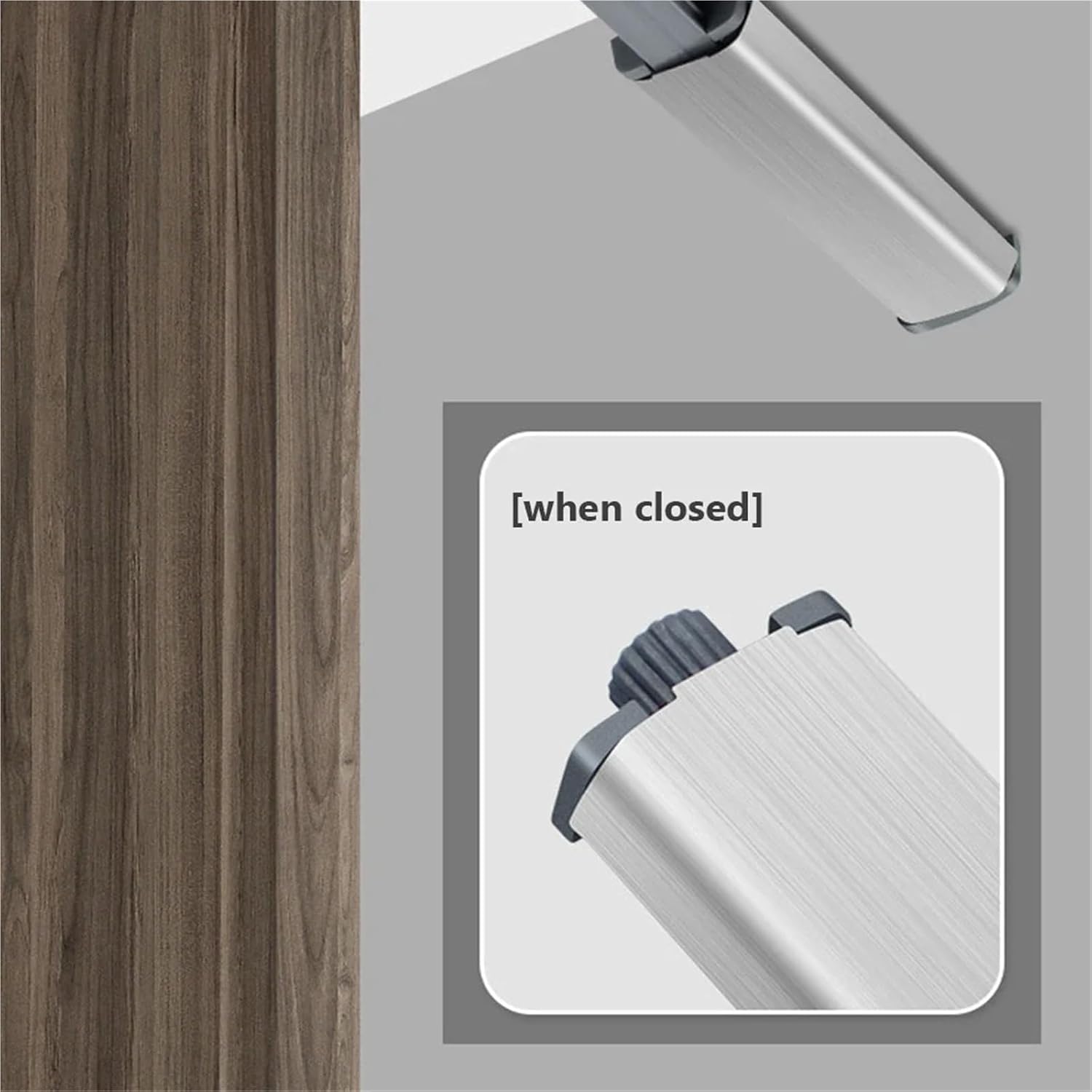 5/20pcs Door Stopper Cabinet Catches Stainless Steel Push to Open Drawer Soft Quiet Closer Touch Damper Buffer Furniture(20pcs)