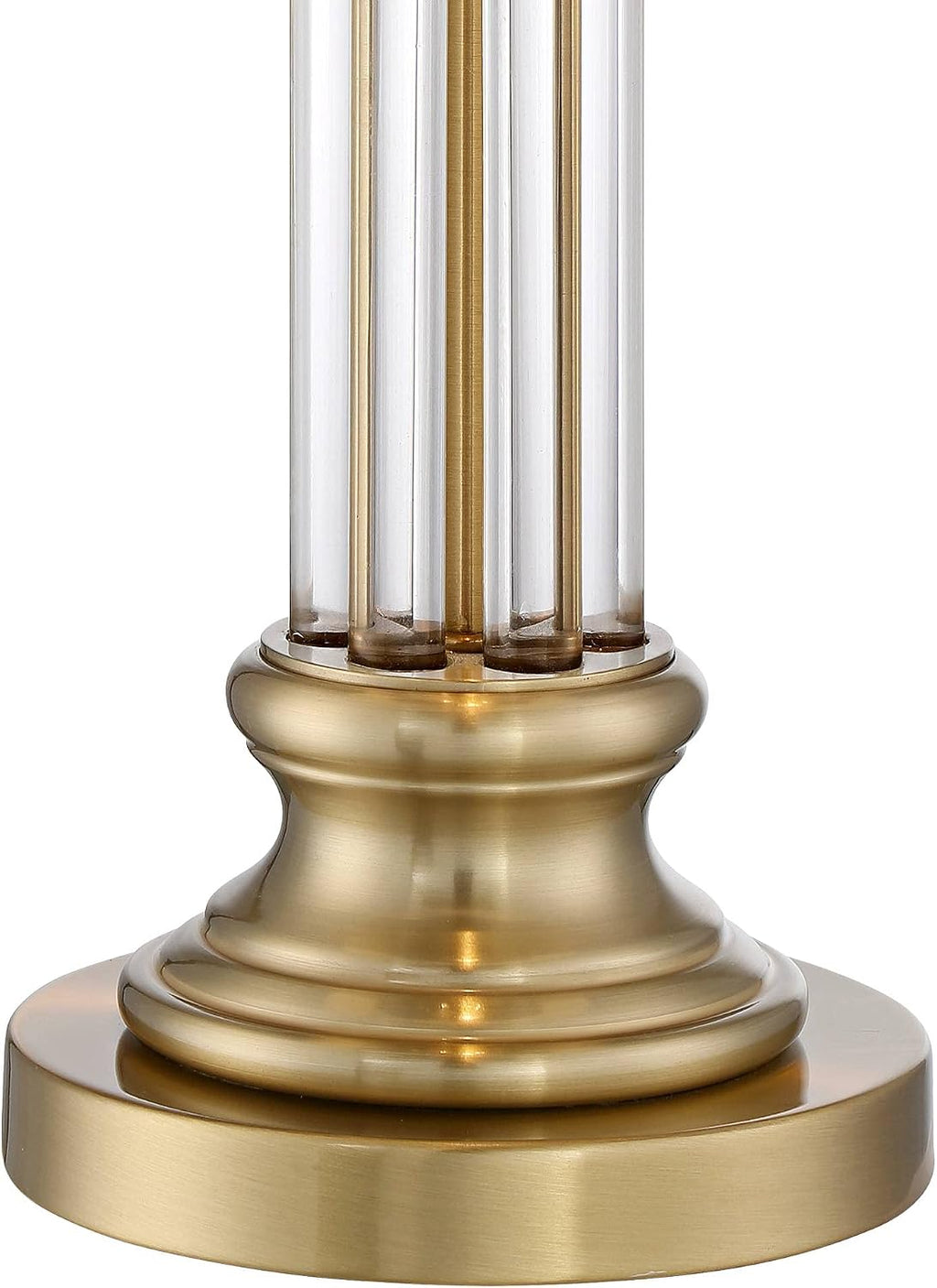 Vienna Full Spectrum Rolland Traditional Table Lamp with USB Dimmer 30' Tall Antique Brass Metal 2-Light Tapered Drum Shade for Living Room Bedroom House Bedside Nightstand Home Office