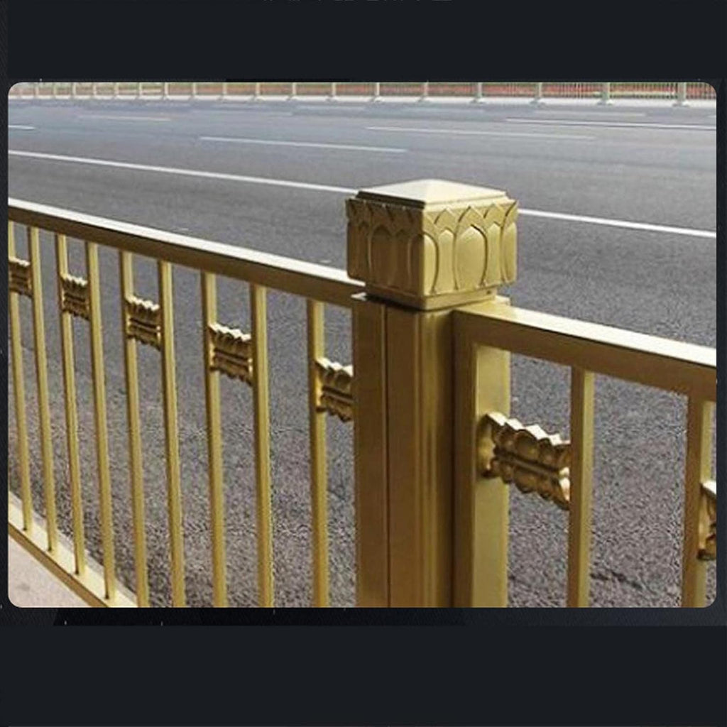 Post Cap 4 Pack Fence Post Caps, Aluminum Deck Cap Cover for Outdoor Garden Fences, Lamp, Mailbox Posts Patio Decoration,120x120mm