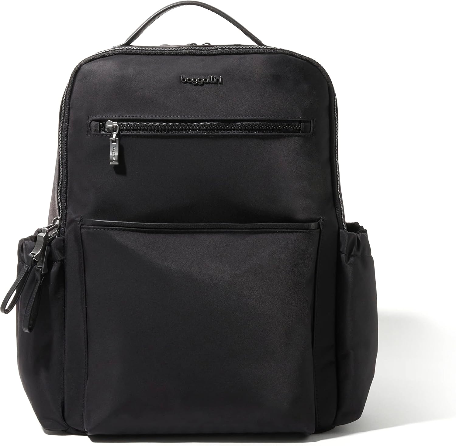Baggallini Tribeca Expandable Laptop Backpack - 15'x11' Lightweight RFID Computer Bag for Work & Travel with Luggage Sleeve