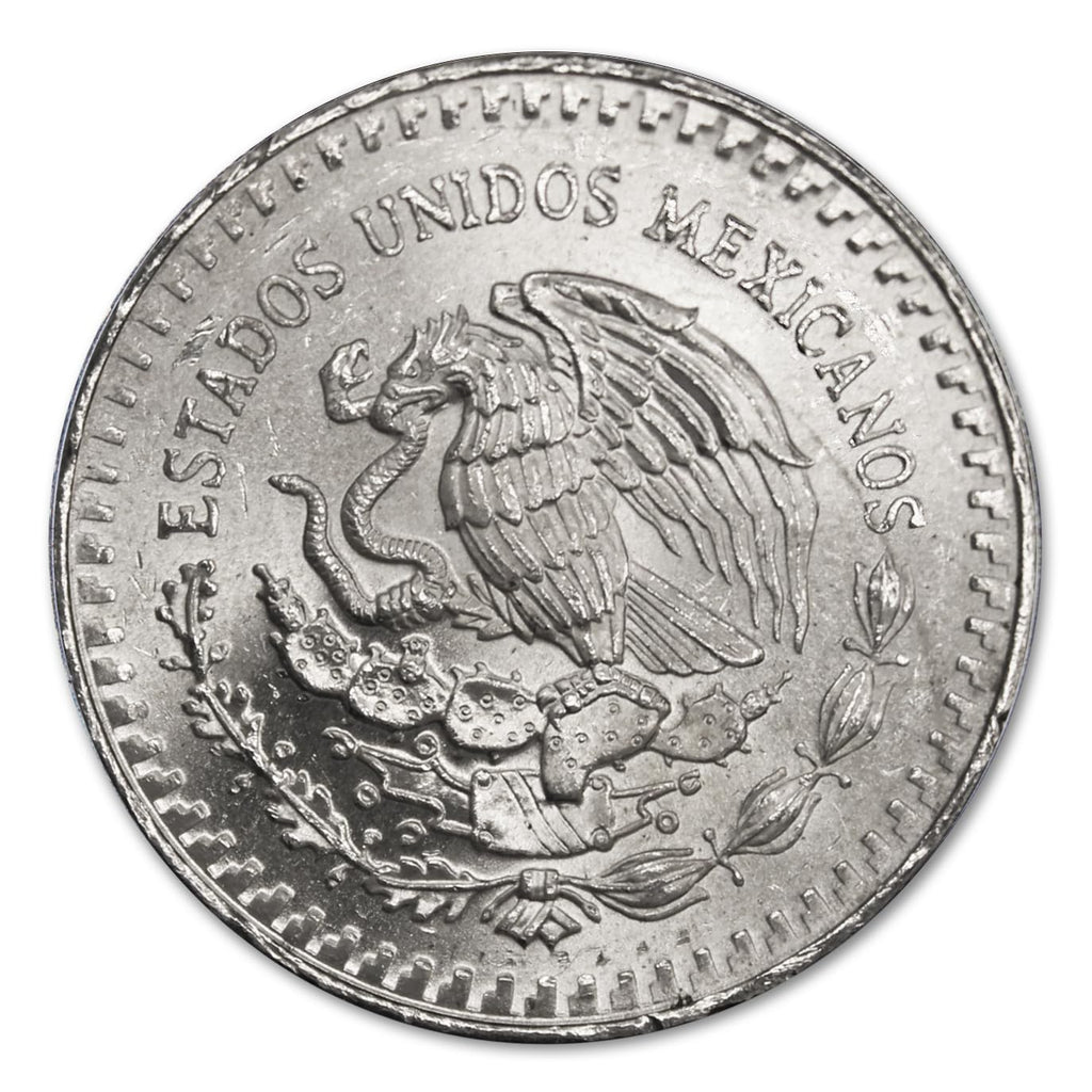 1982 - Present (Random Year) 1 oz Mexican Silver Libertad Coin Brilliant Uncirculated with Certificate of Authenticity - Moneda de Plata Pura de Ley 1 Onza Seller BU