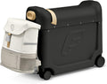 JetKids Stokke Travel Bundle, Black - Includes BedBox Ride-On Suitcase & Backpack - Best for Kids 2-7 Years Old (Up to 77 lbs)