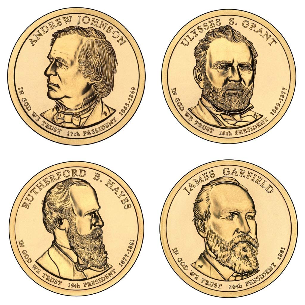 2007 D 2007-2020 40 Coin Presidential Dollar Complete Set Uncirculated
