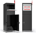 Pochar Package Delivery Boxes for Outside- Secure Parcel Drop Box with Combination & Key Lock - Anti-Theft Outdoor Package Drop Box for Porch Home Office, 15' x 11.25' x 45.25'