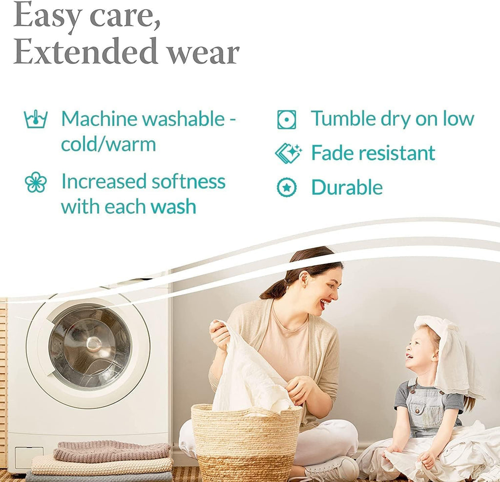 Ivory Duvet Cover Set Oversized Queen Size 1 Duvet Cover with 2 Pillow Shams 3-Pc Comforter Cover with Zipper Closure & Corner Tie 100% Egyptian Cotton Cover (98x98 Inch, Ivory)