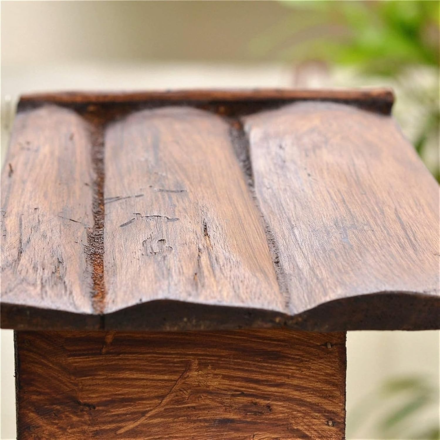 Modern Delivery Letterbox Retro Mailbox Outdoor Wood Postbox Villa Home Improvement