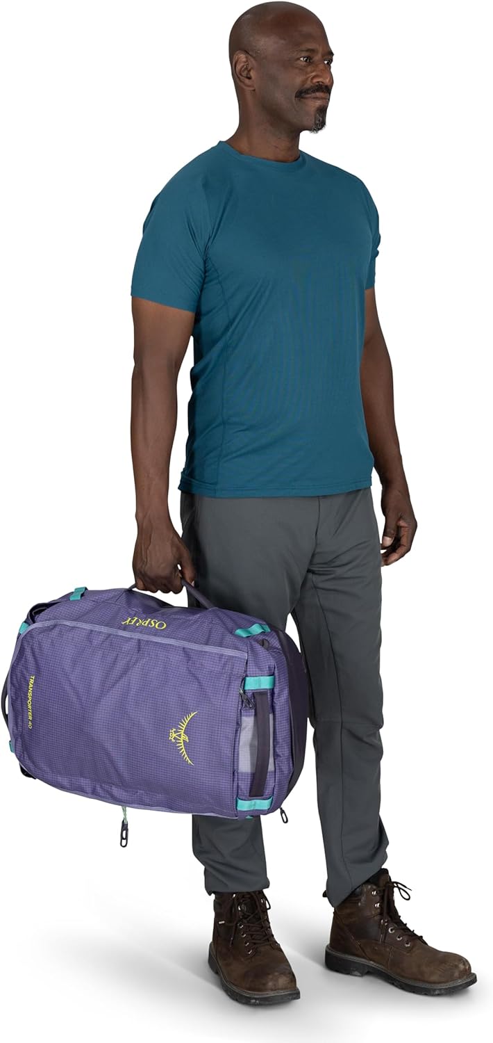 Osprey Transporter Lightweight Travel Duffel Bag - Extra Large Water Resistant Durable Gear Bag for Men and Women