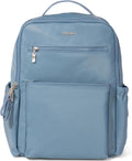 Baggallini Tribeca Expandable Laptop Backpack - 15'x11' Lightweight Work Travel Bag w/Luggage Sleeve & RFID