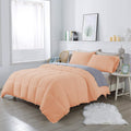 Olivia Rocco 1 Piece 1000 Thread Count Comforter Full XL/Queen Size (88' x 92') Inch 100% Egyptian Cotton Comforter 400 GSM Soft Quality - Blush Solid