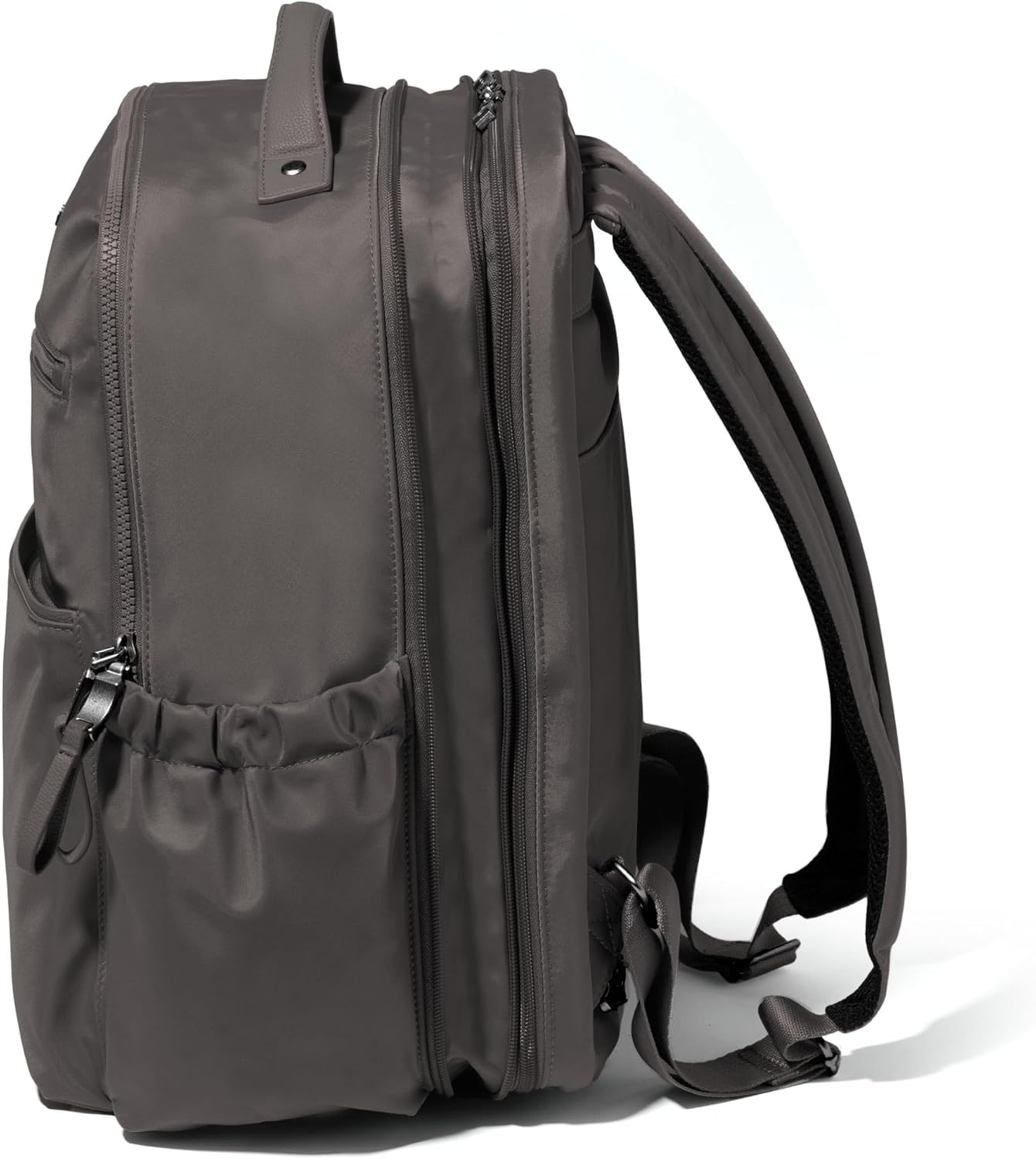 Baggallini Tribeca Expandable Laptop Backpack - 15'x11' Lightweight RFID Computer Bag for Work & Travel with Luggage Sleeve