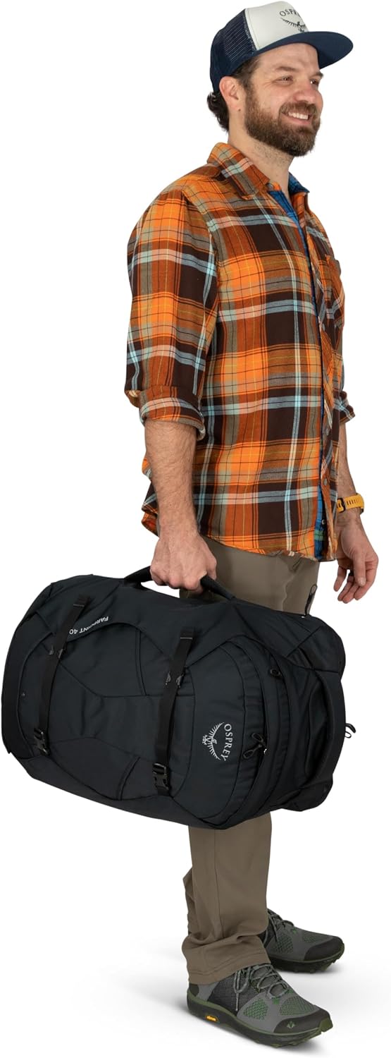Osprey Farpoint 40L Men's Travel Backpack, Black