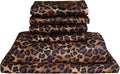 100% Egyptian Long Staple Cotton Bedsheet Set, 800 Thread Count, 6-PC Sheets Set, Leopard Print Color, Queen Size, 15 Inch Deep Pocket of Fitted Sheet, Soft Sateen Weave Breathable
