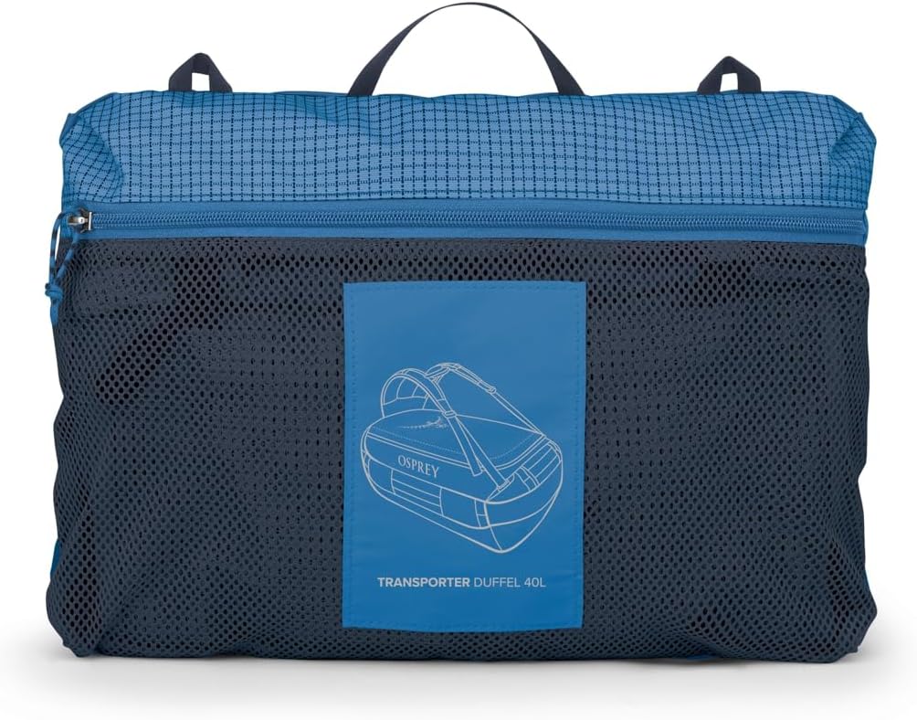 Osprey Transporter Lightweight Travel Duffel Bag - Extra Large Water Resistant Durable Gear Bag for Men and Women