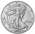 2025 - American Silver Eagle 1 oz Bullion Coin with Certificate of Authenticity $1 Seller Uncirculated