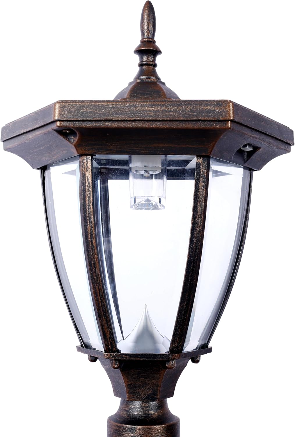 Aluminum Mailboxes for Outside with Post and Solar Light, Heavy Duty Cast Aluminum Mailboxes, Mailbox Post Large Mail Box, Decorative Modern Mailbox, Mailbox Light Combination Kit