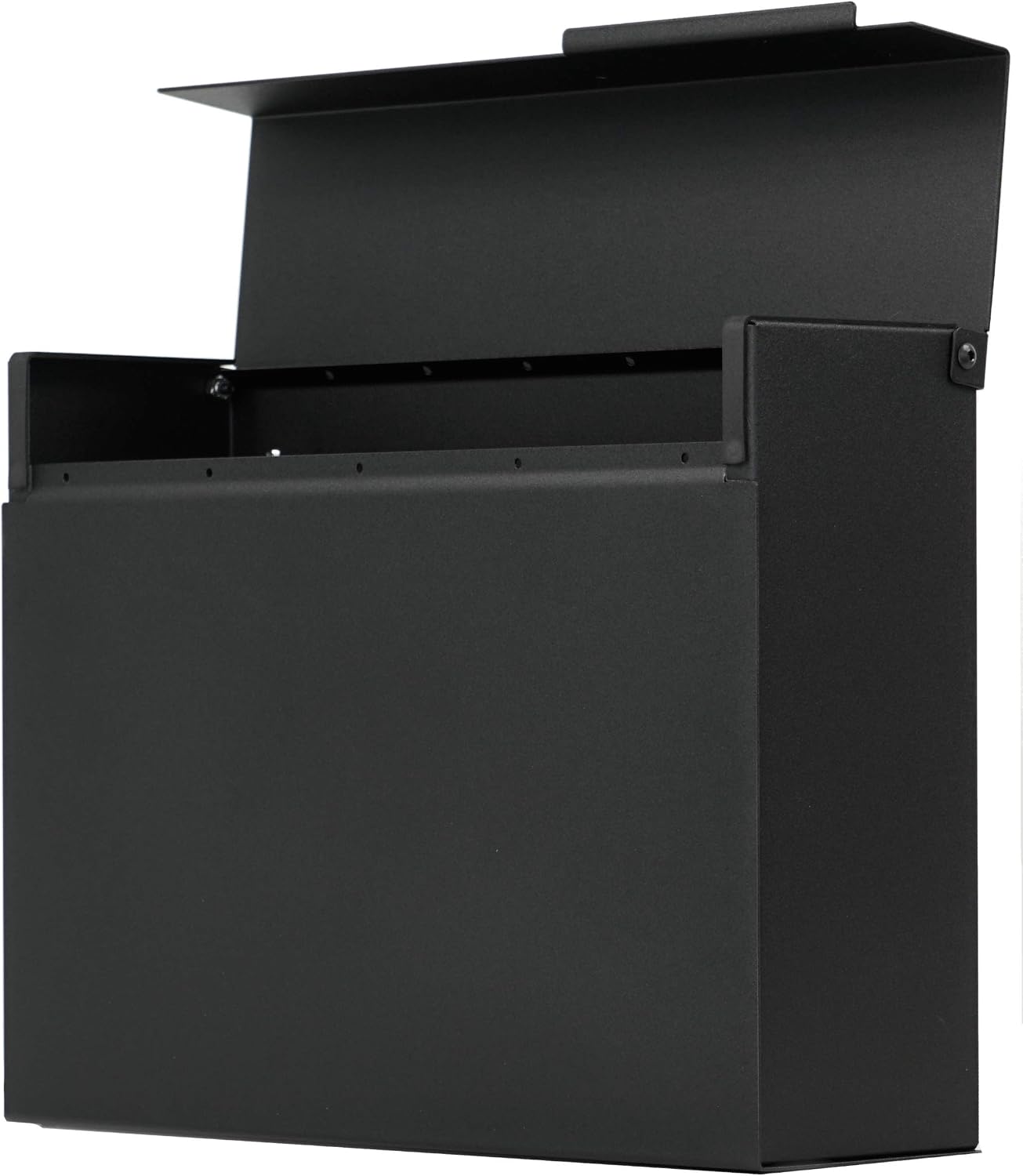 Vsons Modern Design Mailbox, wall-Mount Mailbox Vsons Design Mitch B (Aluminum Black Powder Coated) (Black)