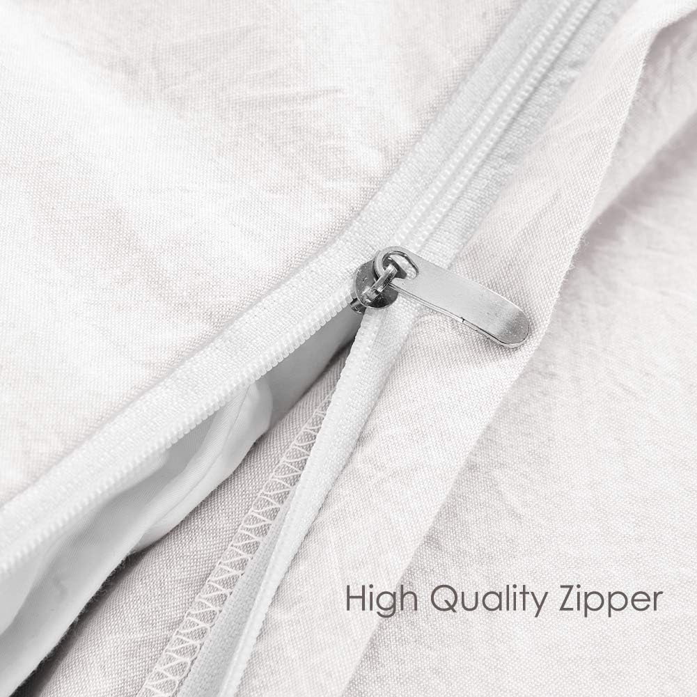 1500 Thread Count Egyptian Cotton Luxurious Italian Finish 3-PCs Duvet Set ( 1 PC Duvet Cover Hidden Zipper Closure with Corner Ties & 2 Pillow Shams Solid (King, Silver Grey)