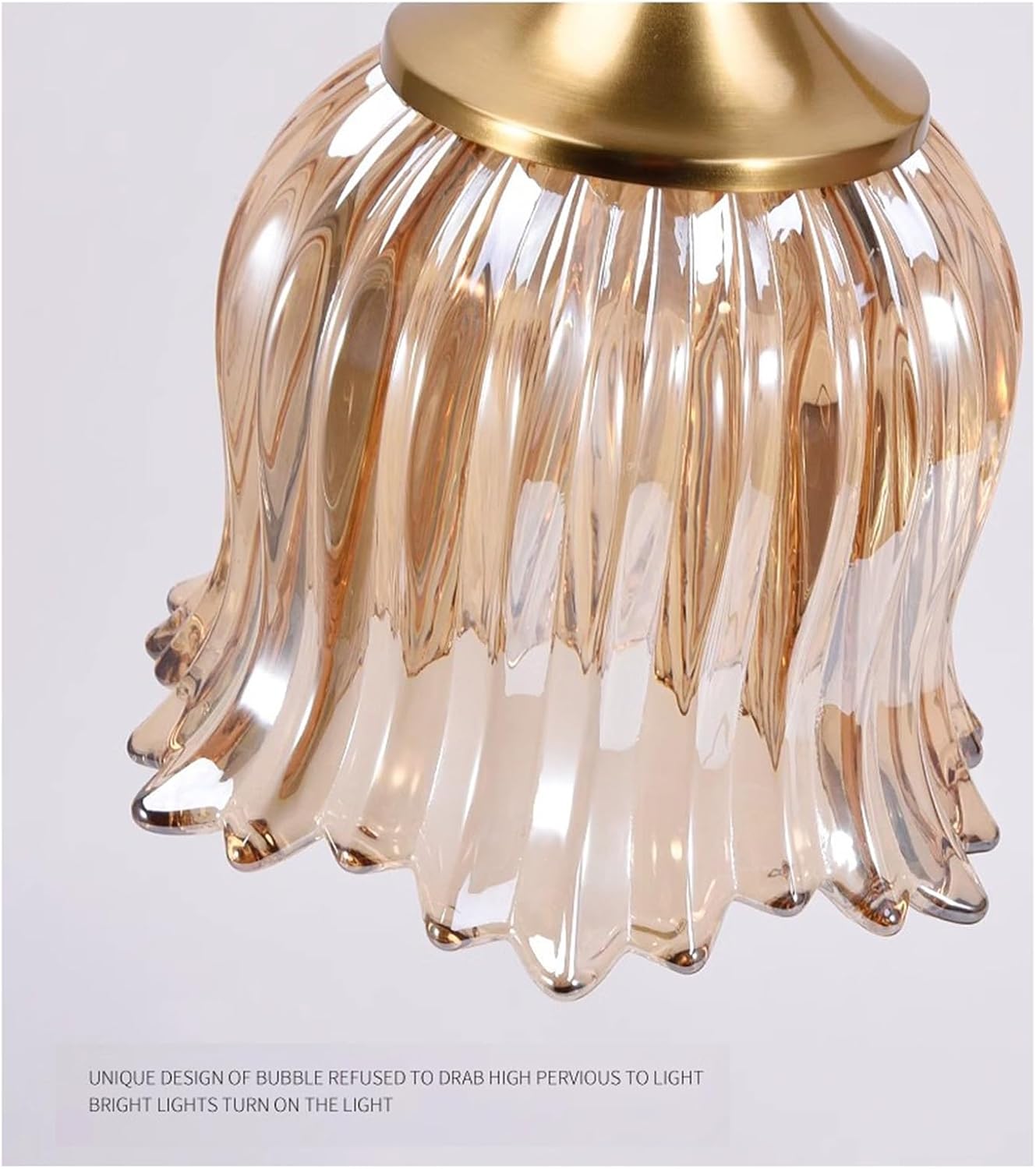 Desk Light Crystal Table Lamp Bedroom Bedside Vintage Light Luxury Wedding Long Gift Ambiance Master Lamps for Home Office(C)