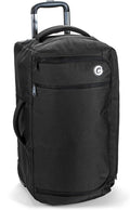Cookies Trek Roller Smell Proof Travel Bag – Oversized Rolling Luggage with Double Zipper, Durable Nylon Canvas Build, Extra Large Storage for Travel, Gear, Road Trips & Streetwear Carry – Black