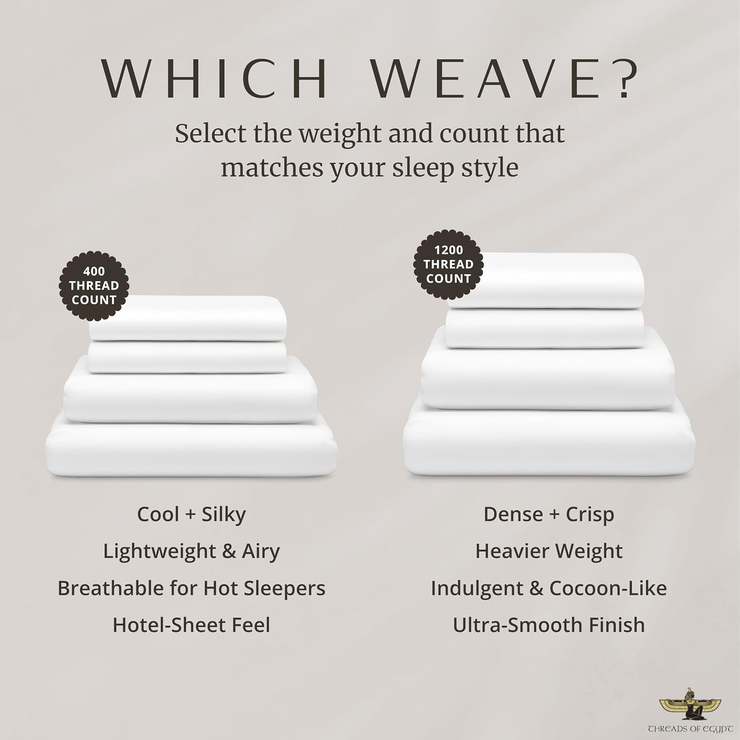 100% Egyptian Cotton Sheets California King Size | 1200 Thread Count | CEA Gold Seal Certified | Ultra Soft | Cooling for Hot Sleepers | 18' Deep Pocket | California King Size [Dune]