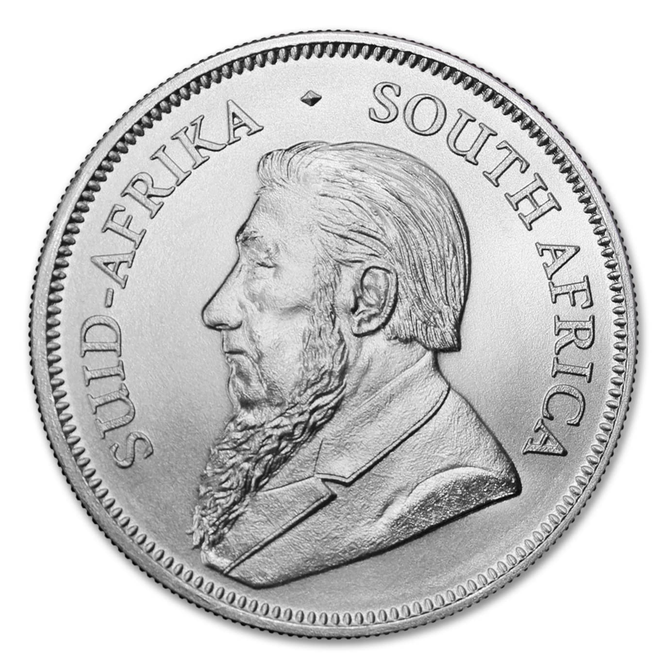 2017 - Present (Random Year) 1 oz South African Silver Krugerrand Coin Brilliant Uncirculated with a Certificate of Authenticity 1oz Seller BU