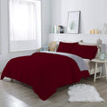 3 Piece 100% Egyptian Cotton 800 Thread Count Comforter Set Full/Queen Size (90' x 90') Inch 400 GSM Luxurious Hotel Collection Ultra-Soft Comforter Set- Burgundy Solid