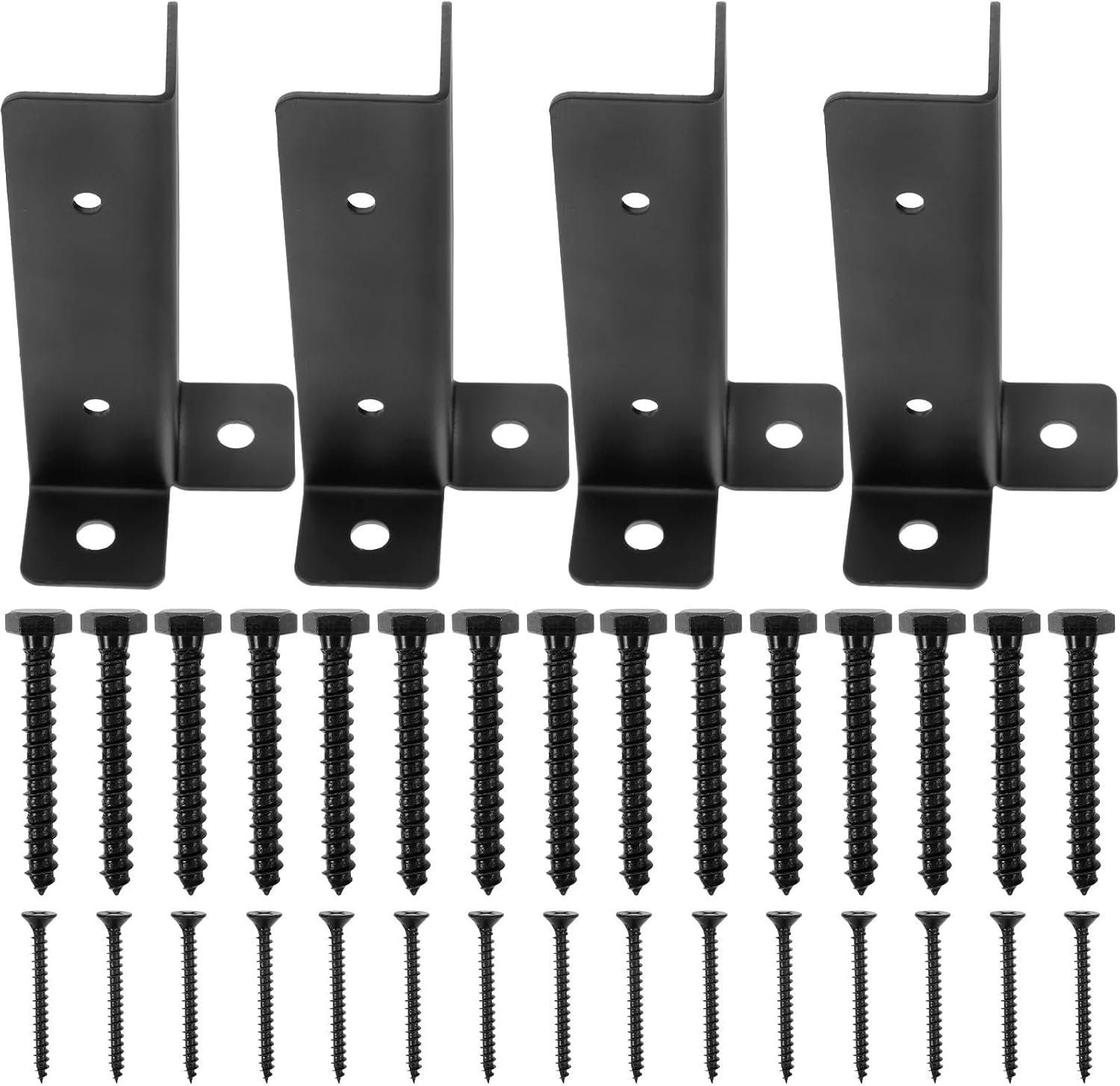 1 Set Mailbox Base Protector Metal Post Support Deck Railing FenceBracket Wooden Mailbox Posts Gardening Farming