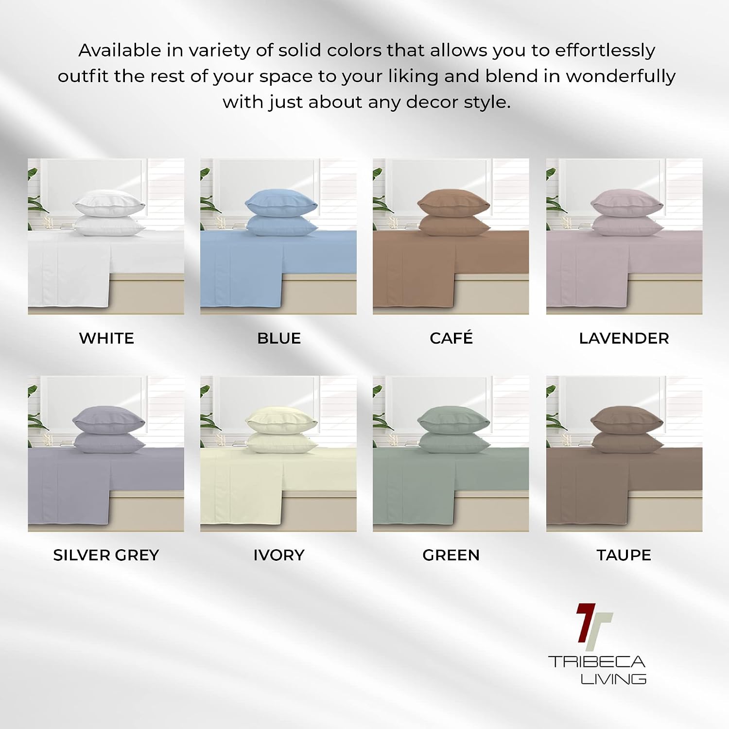 Tribeca Living Luxury 800 Thread Count California King Sheet Set, 100% Egyptian Cotton Sateen, Deep Pocket Sheets, Soft & Breathable, Elegant Hemstitched Design - Lavender