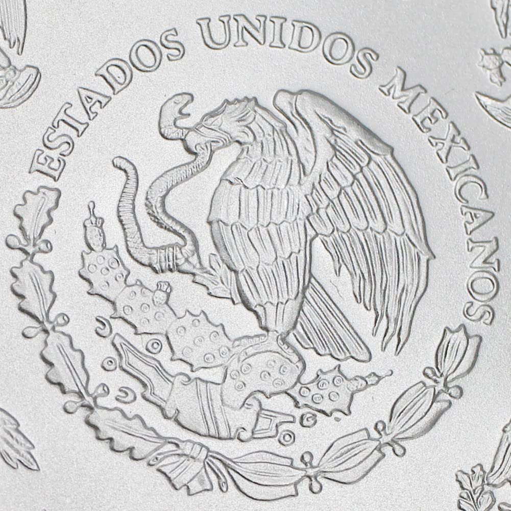 1982 - Present (Random Year) 1 oz Mexican Silver Libertad Coin Brilliant Uncirculated with Certificate of Authenticity - Moneda de Plata Pura de Ley 1 Onza Seller BU