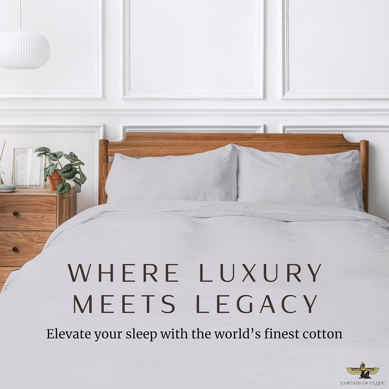 100% Egyptian Cotton Sheets Queen Size | 1200 Thread Count | CEA Gold Seal Certified | Heavyweight & Ultra Smooth Finish | Cooling for Hot Sleepers | 18' Deep Pocket [Grey]