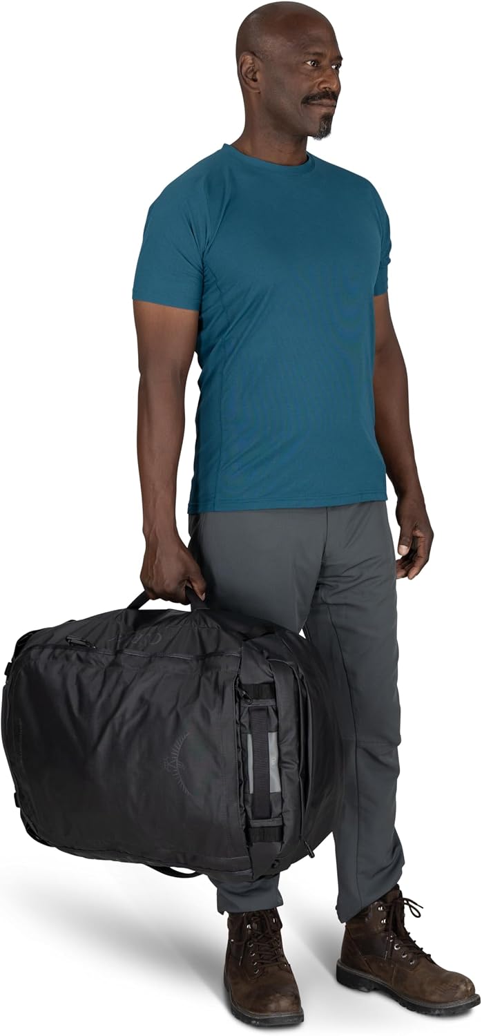 Osprey Transporter Lightweight Travel Duffel Bag - Extra Large Water Resistant Durable Gear Bag for Men and Women