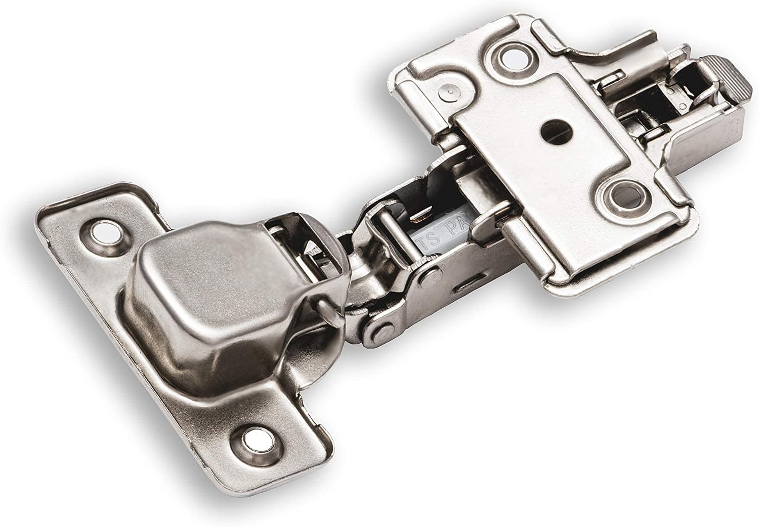 Berta 100-Pack Full Overlay Frameless Soft-Close European Hinges, 110° 3D Adjustable, Clip-On Concealed Kitchen Cabinet Door Hinges with Screws - Ideal for Modern Cabinets