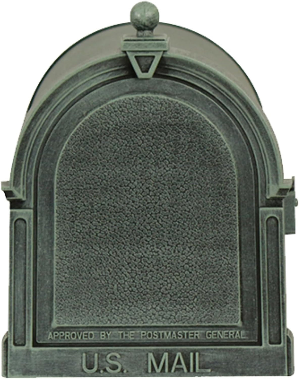 Special Lite Berkshire Curbside Mailbox - Verde Green Aluminum Mailbox for Post Mount - SCB-1015-VG