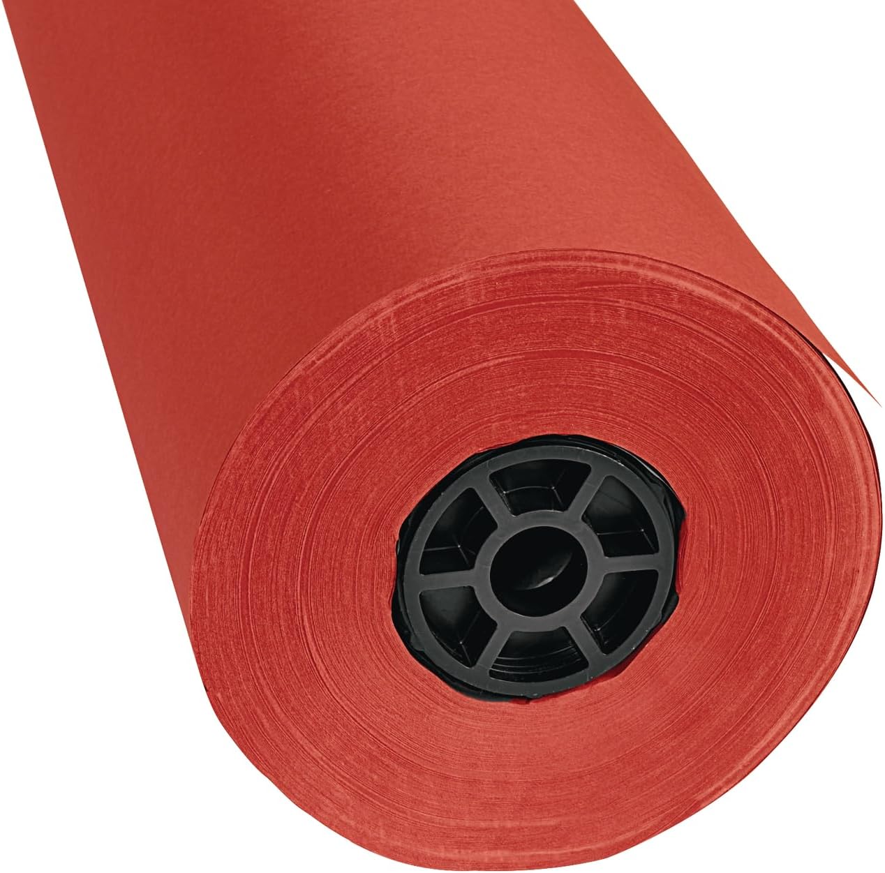 Colorations DSRE Dual Surface Paper Roll, Scarlet Red,, 36' x 1000' (1 Roll)