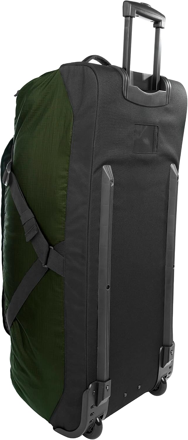 Eddie Bauer Traverse Luggage | Roller Wheels | Telescoping Handle | Travel | Vacation | Ripstop Nylon - Dark Loden, 31'