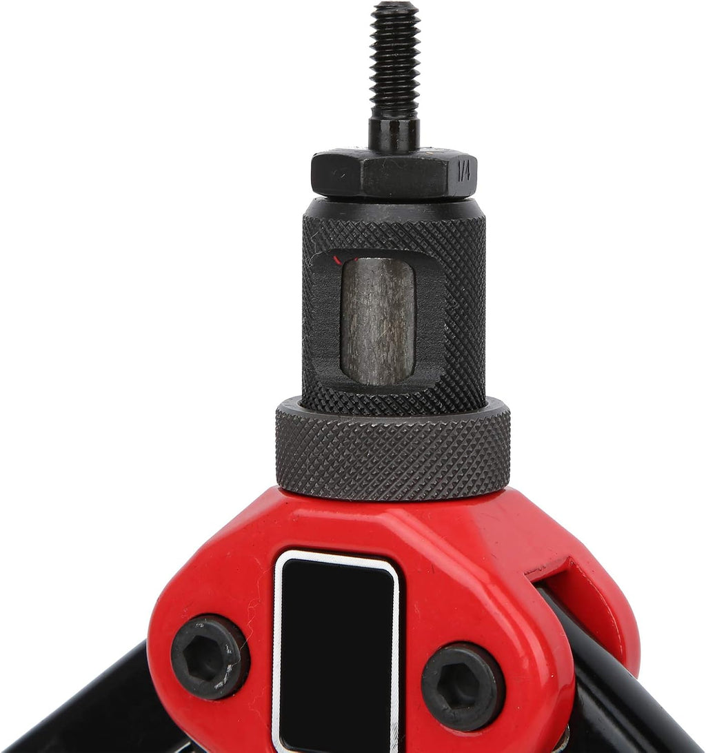 Rivet Nut Gun Ferroalloy 606 Inch Plastic Boxed Hand Thrust 6‑32 8‑32 10‑24 1/4‑20 5/16‑18 with Carrying Case