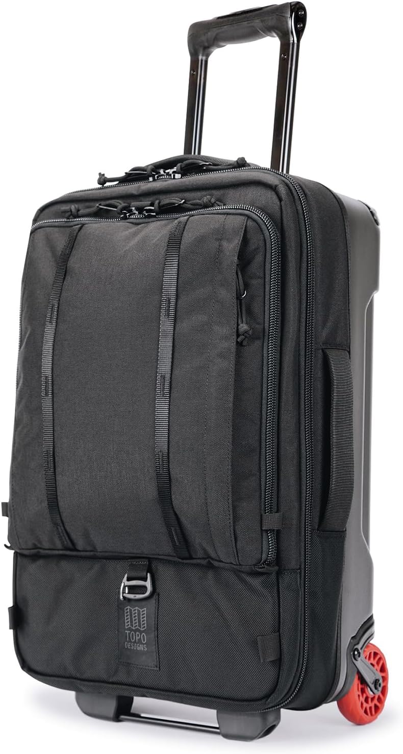 Topo Designs Global Travel Bag Roller - Black/Black