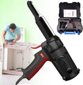 Electric Rivet Gun Drill Adapter Kit,600W 220V Heavy Duty Electrical Riveter Blind Rivet Gun Industrial and Long Mouth Power Riveting Tools