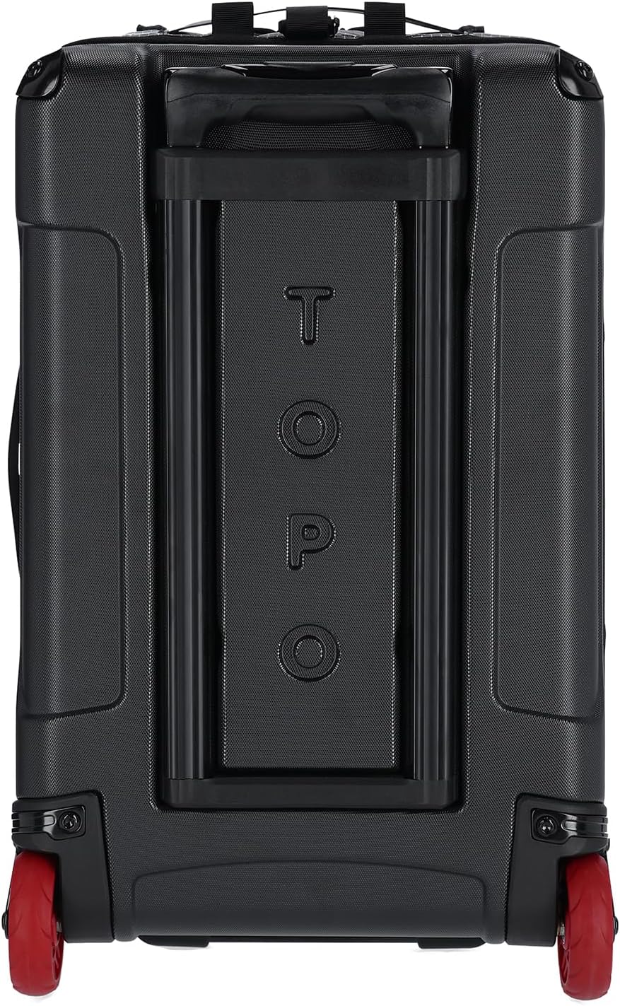 Topo Designs Global Travel Bag Roller - Black/Black