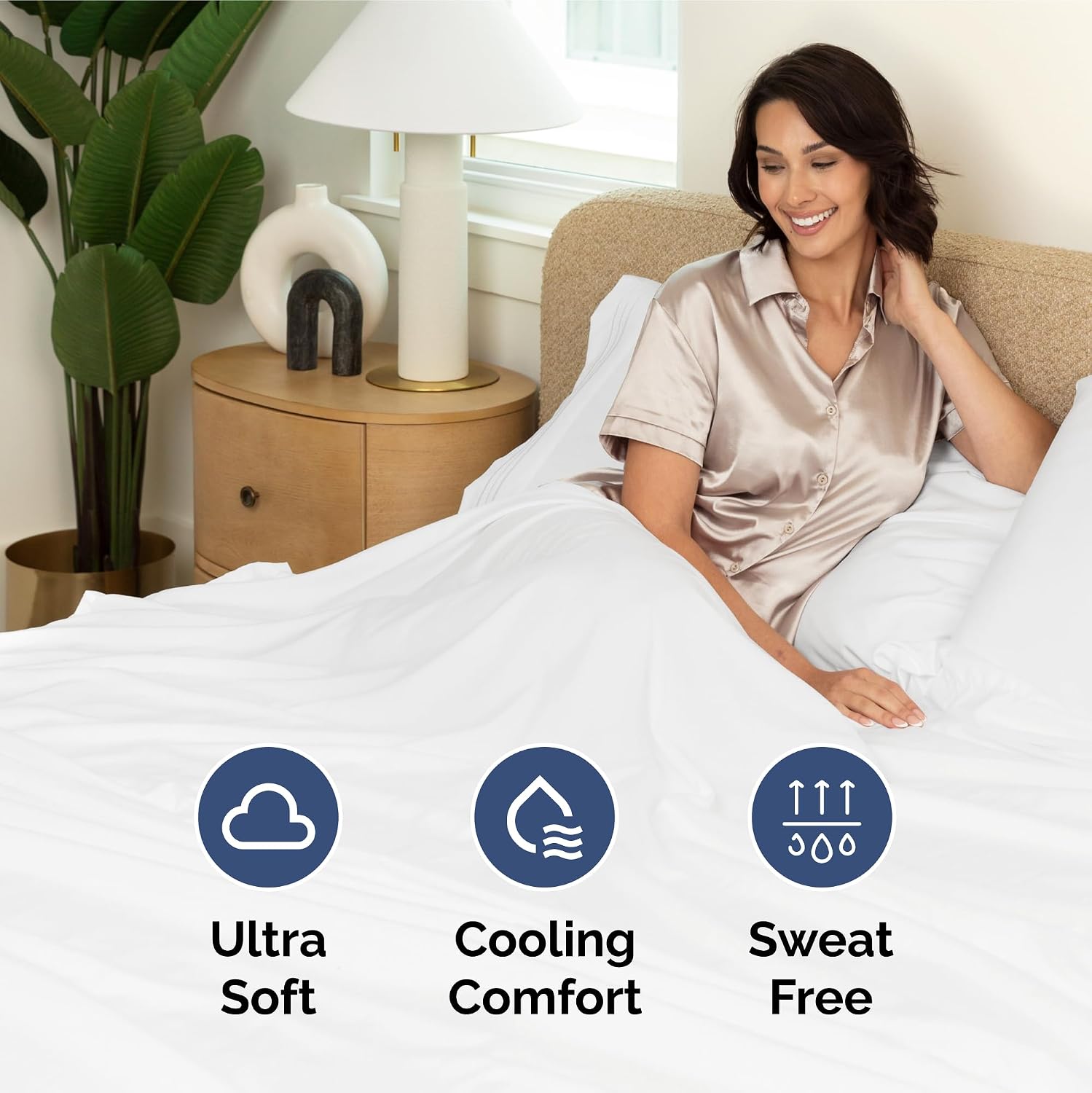 1000 Series - 100% Egyptian Cotton Sheet Set Soft & Comfy Breathable Hotel Quality Luxury Bedding -Twin XL Size Fits Mattress Up to 18-20' Deep (Stripe, Chocolate)