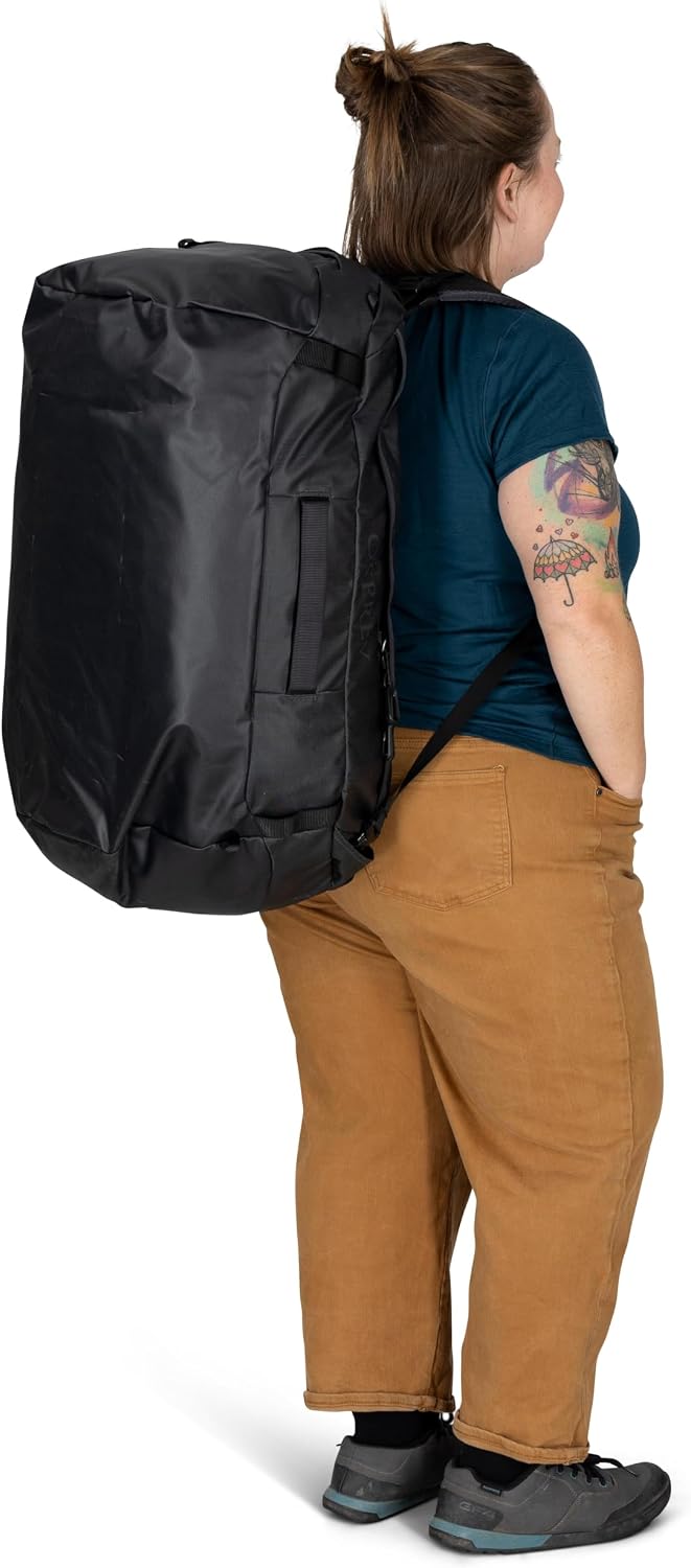 Osprey Transporter Lightweight Travel Duffel Bag - Extra Large Water Resistant Durable Gear Bag for Men and Women