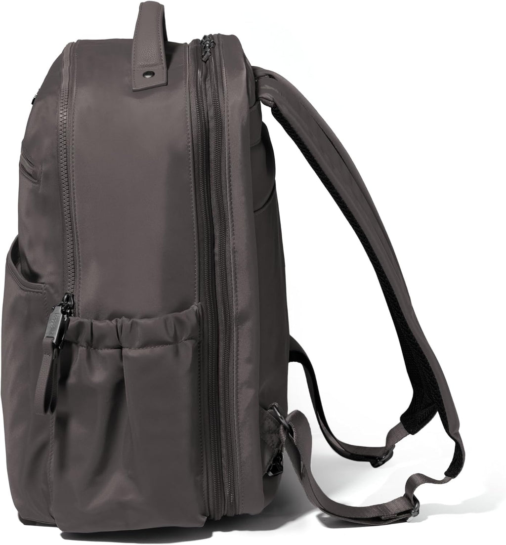Baggallini Tribeca Expandable Laptop Backpack - 15'x11' Lightweight RFID Computer Bag for Work & Travel with Luggage Sleeve