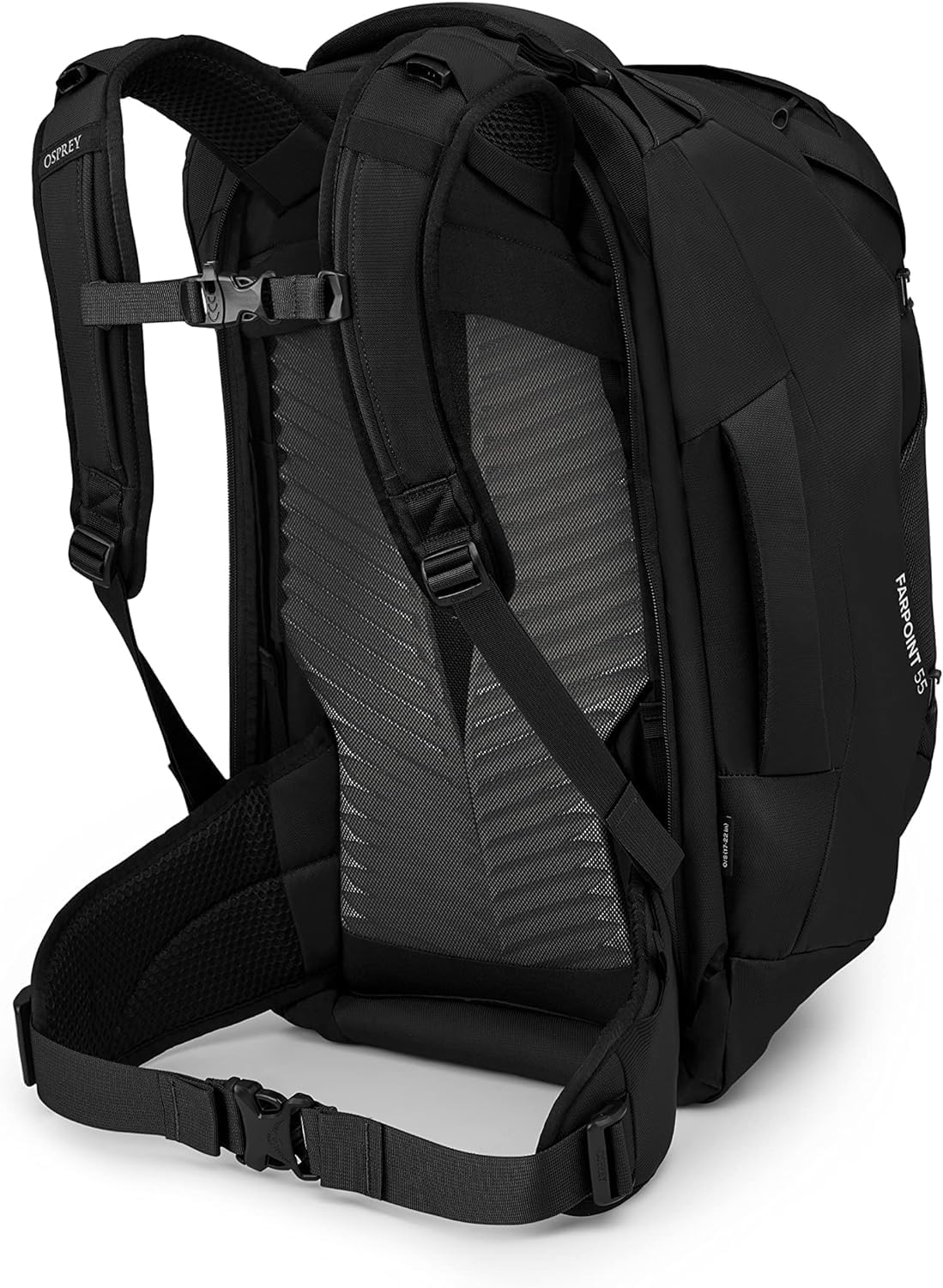Osprey Farpoint 55L Men's Travel Backpack, Black