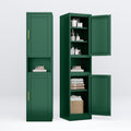 Metal Tall Narrow Kitchen Pantry Cabinet,Tall Bathroom Storage Cabinet,67' High Bathroom Organizers with Doors and Adjustable Shelves for Bathroom, Kitchen,Small Spaces