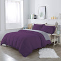 1 Piece 100% Egyptian Cotton 800 Thread Count Comforter Oversized Super King Size (120' x 98') Inch 400 GSM Luxurious Hotel Collection Ultra-Soft Comforter - Plum Solid