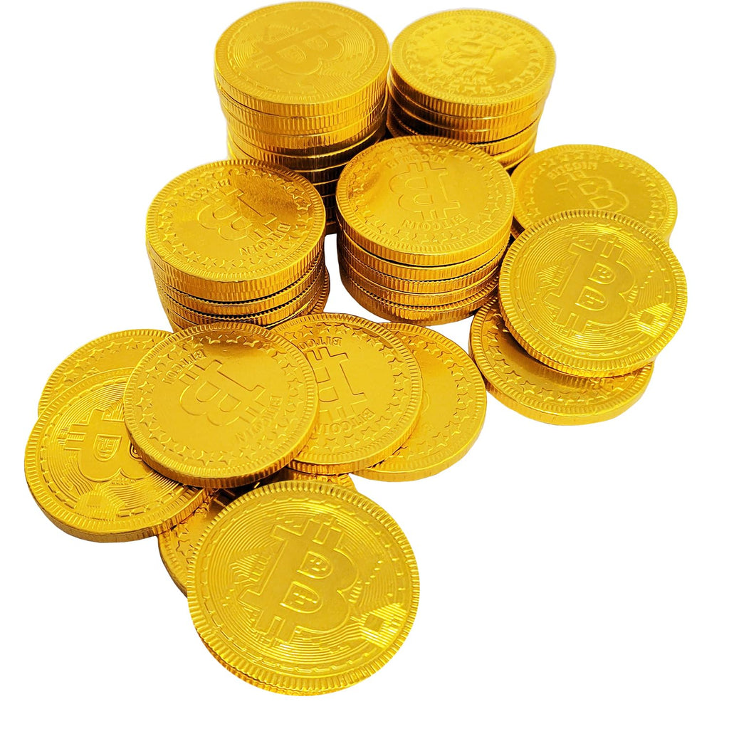 Original Vault Crypto Chocolate Coins, Made with Premium Belgian Chocolate, Gluten-Free, Non-GMO, Kosher Certified Dairy (10 Pounds (Bulk))